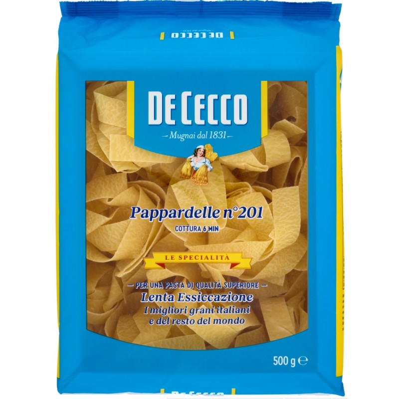 De Cecco Pasta Le Specialità Pappardelle N. 201 500 Gr