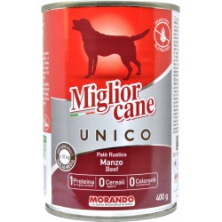 Migliorcane unico pate rustico manzo gr.400