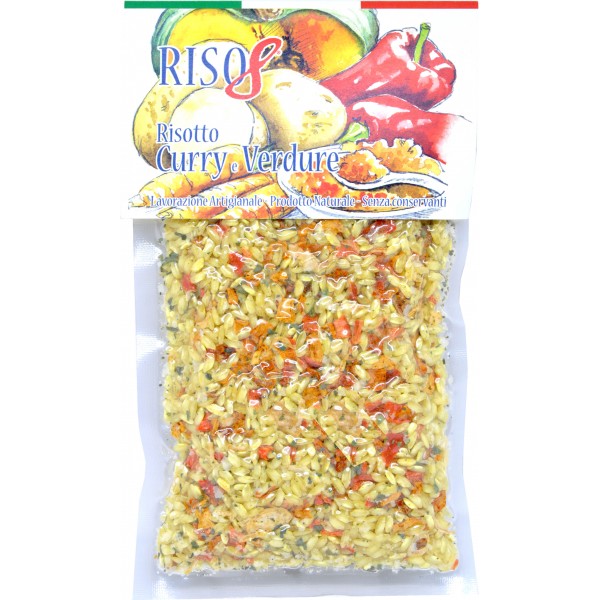 Alanfood risotto con verdure e curry gr.200