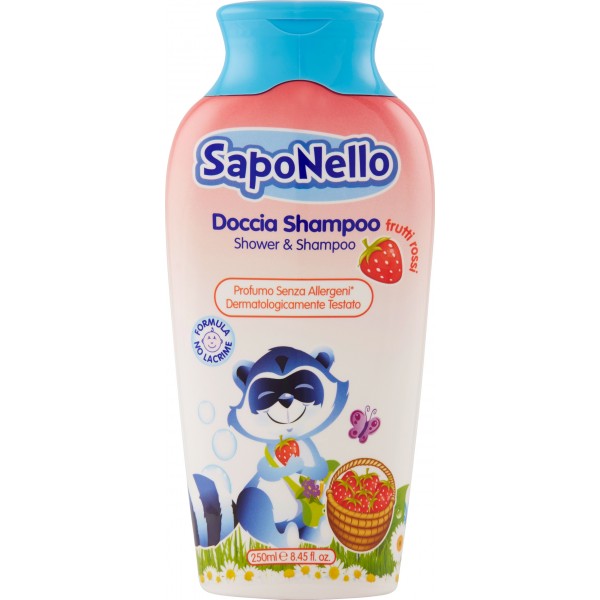 Paglieri Saponello Doccia Shampoo Per Bambini Frutti Rossi ml.250