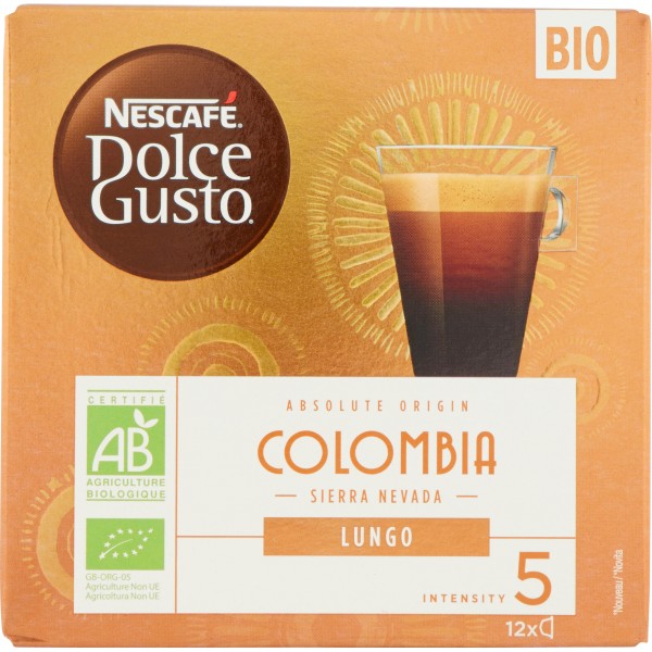 NESCAFÉ DOLCE GUSTO LUNGO COLOMBIA caffè lungo 12 capsule (12 tazze)