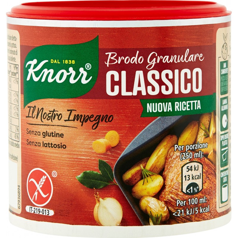 Vendita BRODO DELL'ORTO GRANULARE KNORR 1.15 KG All'ingrosso. Preparati