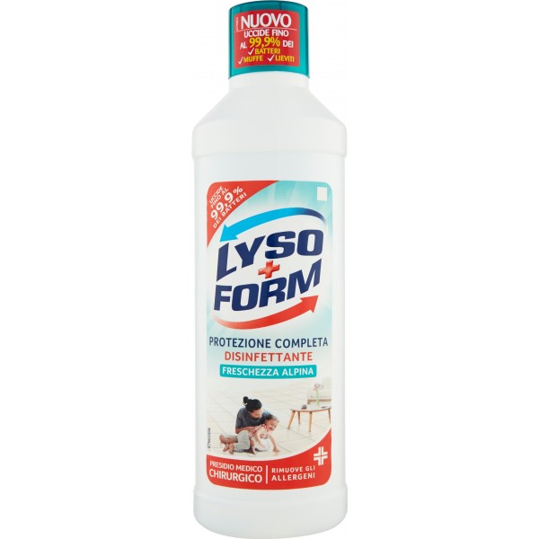 Lysoform Protezione Completa Disinfettante Freschezza Alpina 900 ml.
