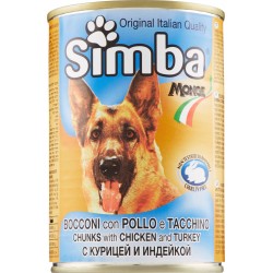 Simba Bocconi con Pollo e Tacchino per cani 415 gr.