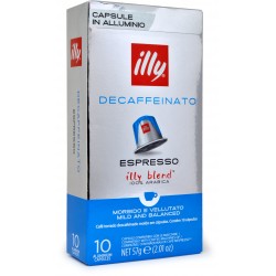 Illy decaffeinato Espresso 10 Capsule Compatibili con le Macchine Nespresso* gr.57