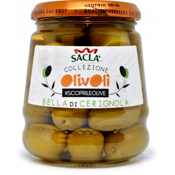 Sacla olive bella di cerignola gr.479