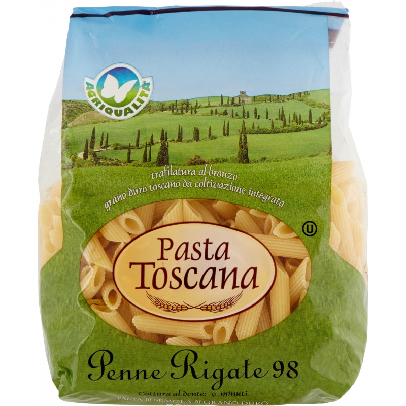 Pasta Toscana Penne Rigate | Pasta Di Semola Di Grano Duro gr.500