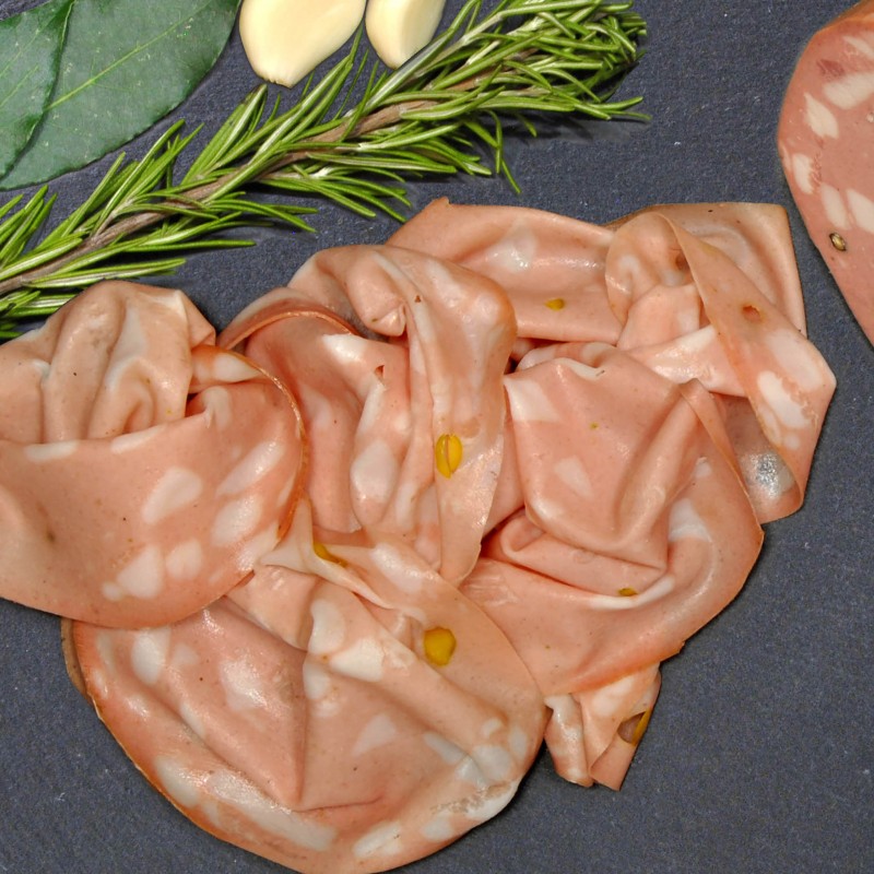 Levoni Mortadella Oro Con Pistacchi Salumi Affettati 100 Gr Cicalia