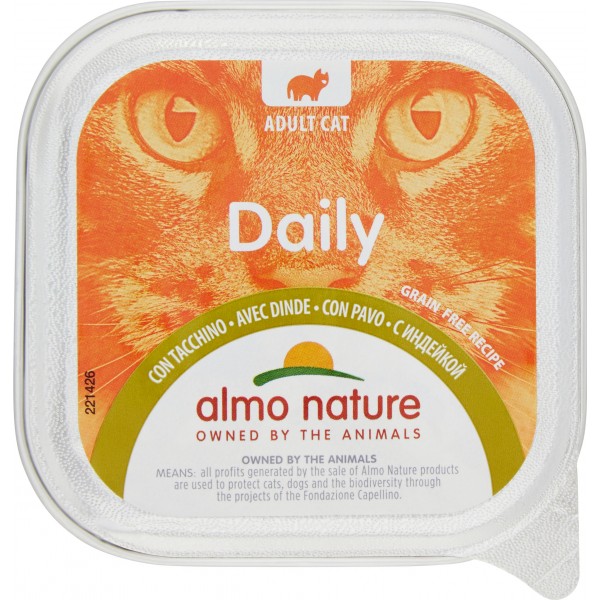 Almo nature Daily Adult Cat con Tacchino 100 gr.