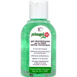Primagel plus gel disinfettante per mani senza risciacquo ml.50