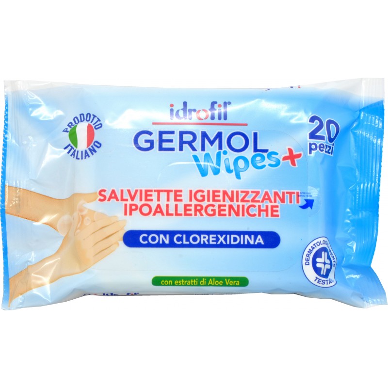 Idrofil salviettine igienizzanti pz.20