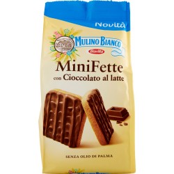 Mulino Bianco Mini Fette con Cioccolato al latte 110 gr.