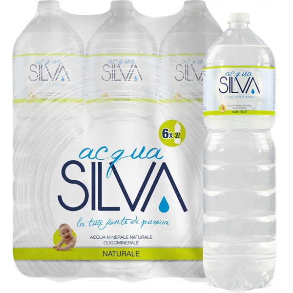Acqua naturale Silva lt.2