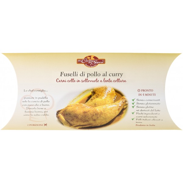 Fuselli di pollo al curry pronti La Cucina dei Sapori gr. 250