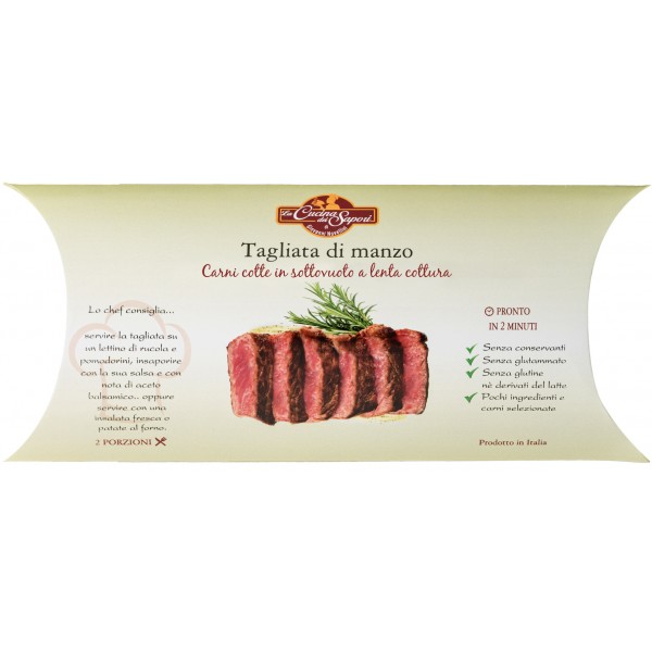 Tagliata Di Manzo cotta La cucina dei sapori gr.250