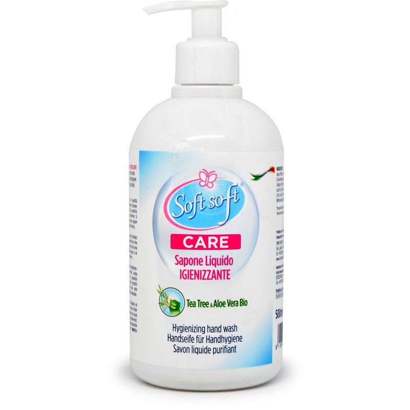 Soft Care sapone liquido igienizzante tea/aloe ml.500
