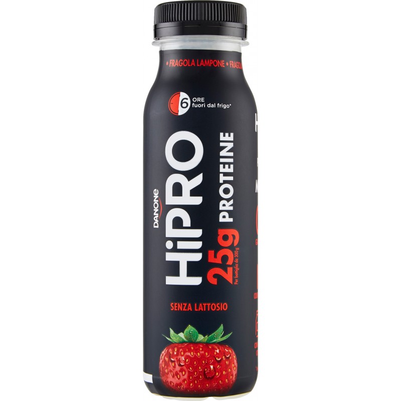 Danone Hipro Yogurt Da Bere Fragola E Lampone Con Proteine gr.300 Danone Hipro Yogurt Da Bere Fragola E Lampone Con Proteine gr.300