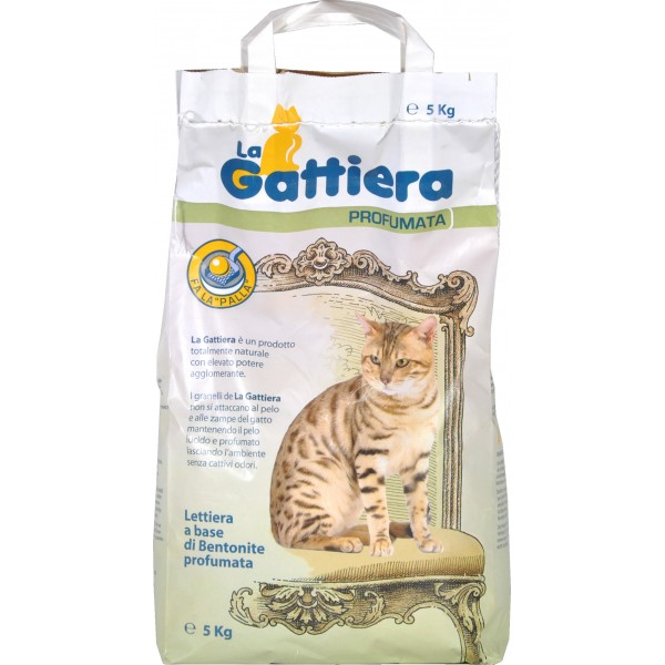 La gattiera bentonite profumata kg.5