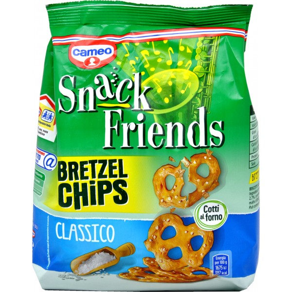Cameo Snack Friends Bretzel Chips Classico 100 g Cameo Snack Friends Bretzel Chips Classico 100 g