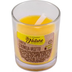 La nature vasetto citronella vetro d.5.5 x12