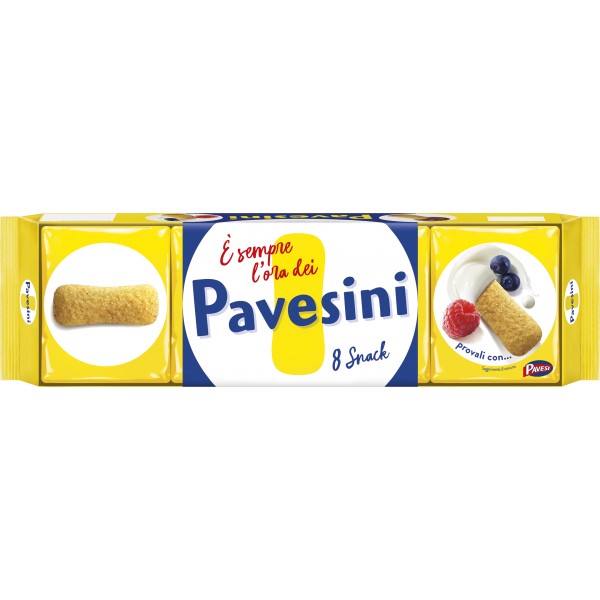 Pavesini Classici Biscotti Leggeri 8 Pacchetti Monoporzione gr.200