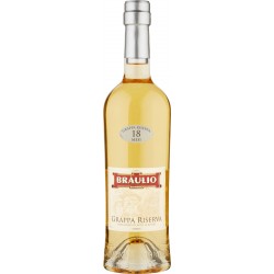 Bràulio Grappa Riserva 18 mesi 70 cl.