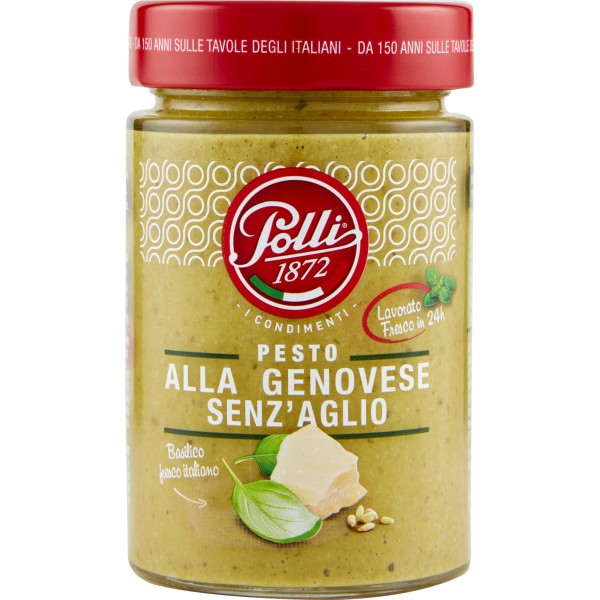 Polli I Condimenti Pesto alla Genovese Senz'Aglio 190 gr.
