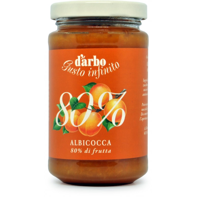 D'Arbo crema alle albicocche 80% gr.250