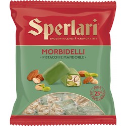 Sperlari Morbidelli Teneri con pistacchi e mandorle ricoperti 117 g