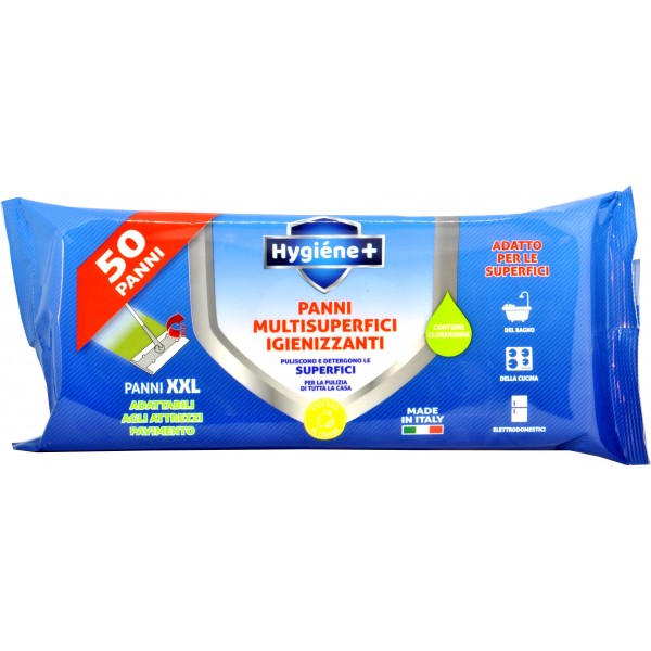 Hygiene panni per superfici e pavimenti x50