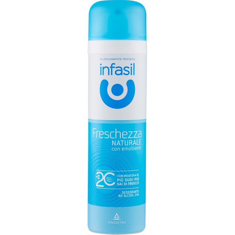 infasil Freschezza Naturale Deodorante Spray con emollienti 150 ml