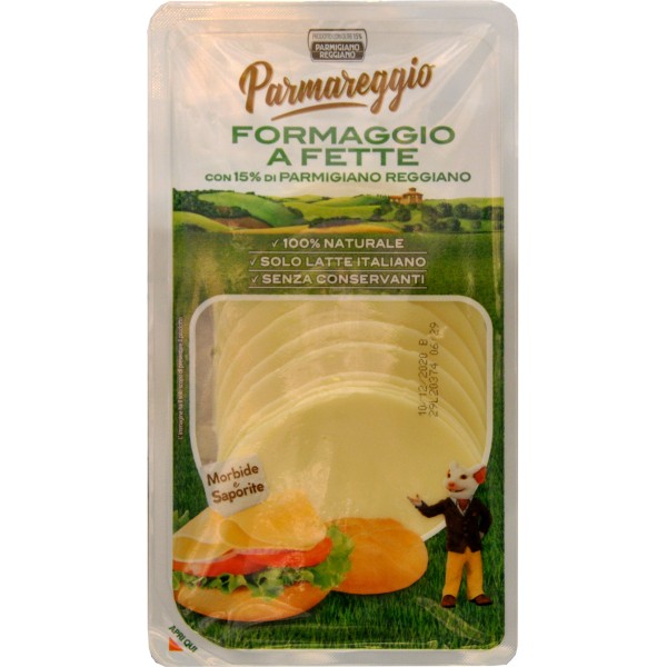 Formaggio a fette con parmigiano reggiano gr.120