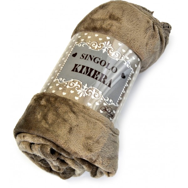 Coperta colore marrone cm.145x210 Coperta colore marrone cm.145x210