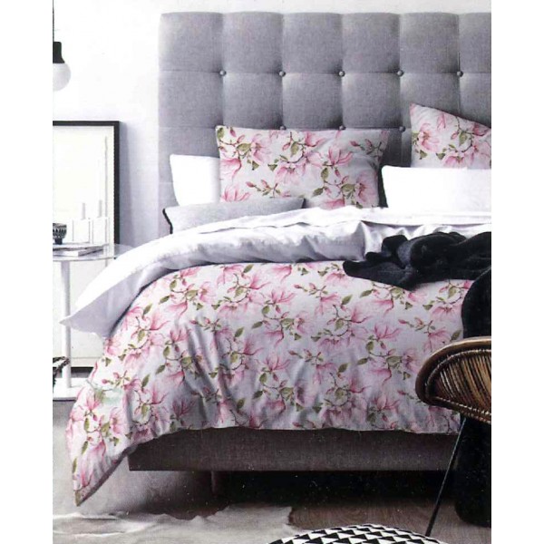 Completo letto singolo fiori rosa Completo letto singolo fiori rosa