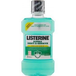 Listerine Collutorio Difesa Denti E Gengive, Denti Più Forti Gengive Più Sane, 250ml.