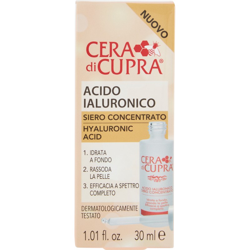 Cera di Cupra Acido Ialuronico Siero Concentrato 30 ml.
