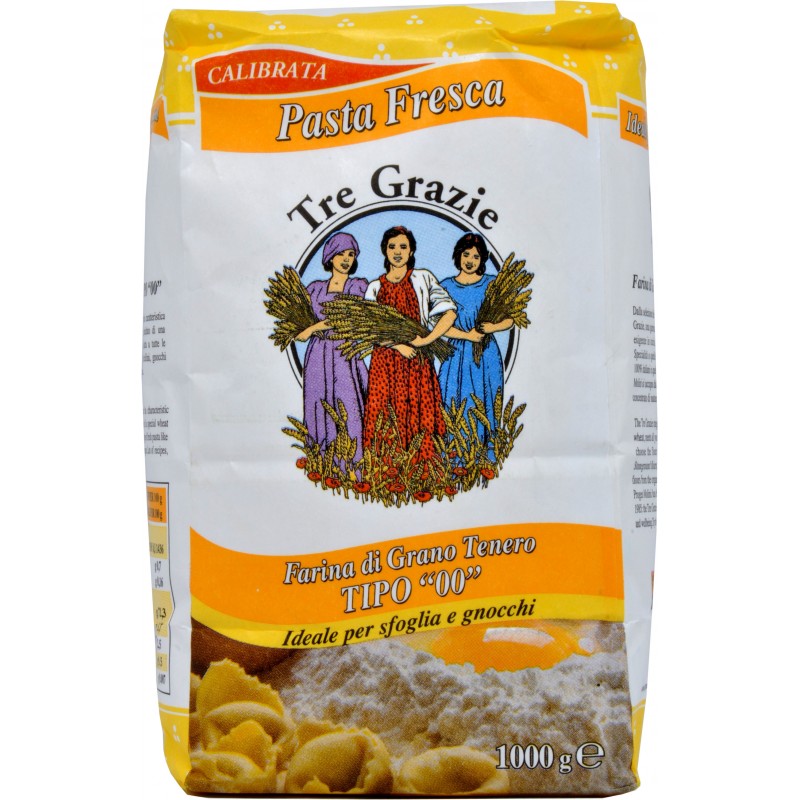 Farina per pasta fresca 00 Tre grazie kg.1|Ordina su Cicalia