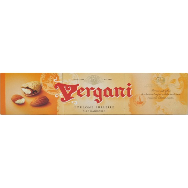 Vergani torrone friabile alle mandorle gr.75