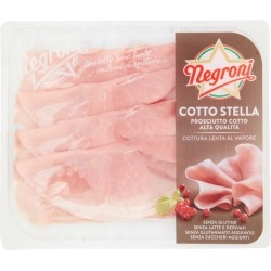Negroni Cotto Stella Prosciutto Cotto Alta Qualità 110 gr.