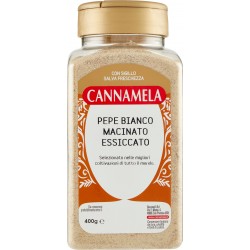 Cannamela Pepe Bianco Macinato Essiccato 400 gr.