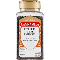 Cannamela Pepe Nero grani 400 g PET