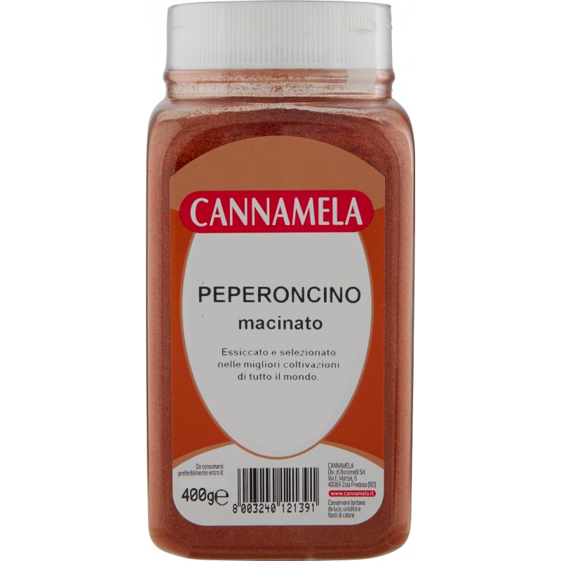 Cannamela Speziando Peperoncino macinato 400 gr. Cannamela Speziando Peperoncino macinato 400 gr.