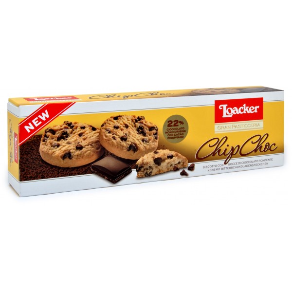 Loacker chips choc gr.96