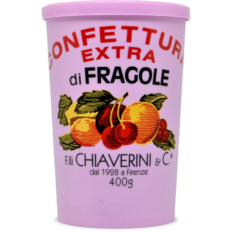 Chiaverini confettura extra fragole gr.400