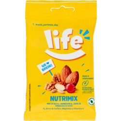 Life Nutrimix Mix di Noci, Mandorle, Semi di Girasole e Uva 30 gr.