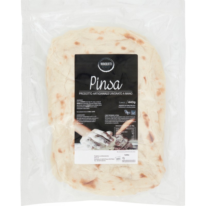 Vincenti base per Pinsa 2 pezzi 440 gr. GU6786 Vincenti base per Pinsa 2 pezzi 440 gr. GU6786