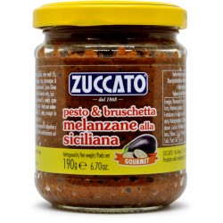 Zuccato pesto con melanzane alla siciliana gr.190