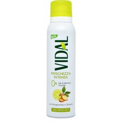 Vidal deodorante spray bergamotto e zenzero ml.150