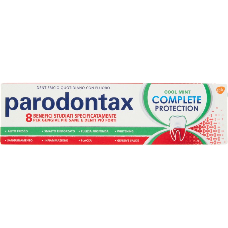parodontax dentifricio Complete Protection Cool Mint 75 ml. parodontax dentifricio Complete Protection Cool Mint 75 ml.