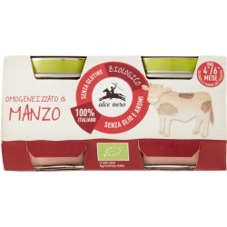 Alce nero Omogeneizzato di Manzo 2 x 80 gr.